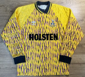 ORIGINAL TOTTENHAM HOTSPUR 1993/95 Goalkeeper Shirt MEDIUM UMBRO VGC Rare ‘1’ for sale on Ebay