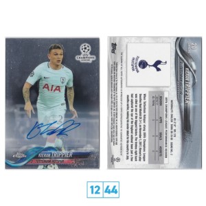 KIERAN TRIPPIER 2017 Topps Chrome UEFA Champions League Tottenham Auto Card #20 for sale on Ebay