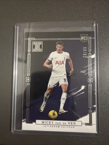 2023-24- PANINI IMPECCABLE- MICKY VAN DE VEN- TOTTENHAM HOTSPUR- ROOKIE- 50/62 for sale on Ebay