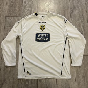 Vintage Leeds United 2004 football shirt Diadora Long Sleeved Size L for sale on Ebay