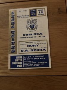 Leeds United v Chelsea Programme 1967/68 for sale on Ebay