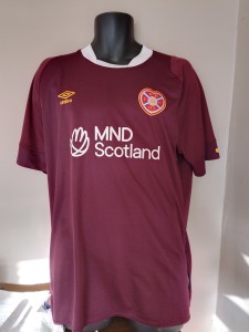 Authentic UMBRO Hearts FC Home Shirt 2022 - 23 Adult XL In VGC for sale on Ebay
