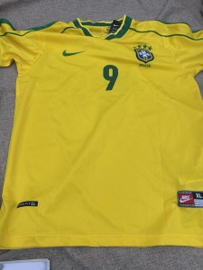 Brazil Shirt Xl Nike 2000s  Ronaldo #9 Home Jersey Retro Football Top for sale on Ebay