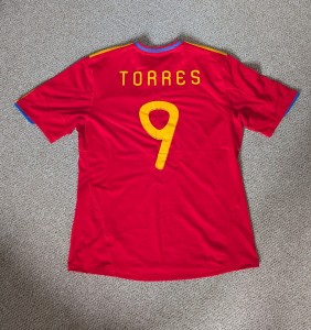Spain 2009/10 Home Shirt Torres 9 for sale on Ebay