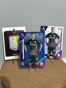 EMILIANO MARTINEZ Topps Premier League 2026 Aston Villa Numbered 108/150 for sale on Ebay