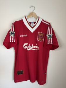 Original Liverpool 1995 Home Football Shirt LARGE ADIDAS RARE for sale on Ebay