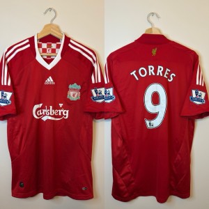 Original Liverpool 2008 Home Football Shirt w/ Torres MEDIUM ADIDAS for sale on Ebay