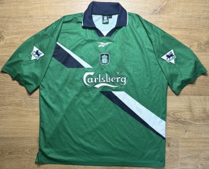 ORIGINAL LIVERPOOL 1999/00 Away Football Shirt XXL REEBOK VGC ‘Redknapp 11’ Rare for sale on Ebay
