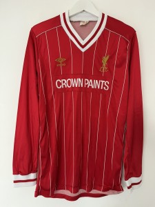 Liverpool FC 1983/84 Home shirt, MINT condition, Crown Paints, Umbro, Size L for sale on Ebay