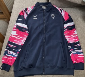 Lincoln City Oxen Zip Font Fleece Lined Jacket Size 4XL for sale on Ebay