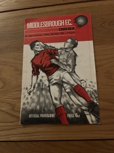 Middlesbrough v Chelsea Programme League Cup 1967/68 for sale on Ebay