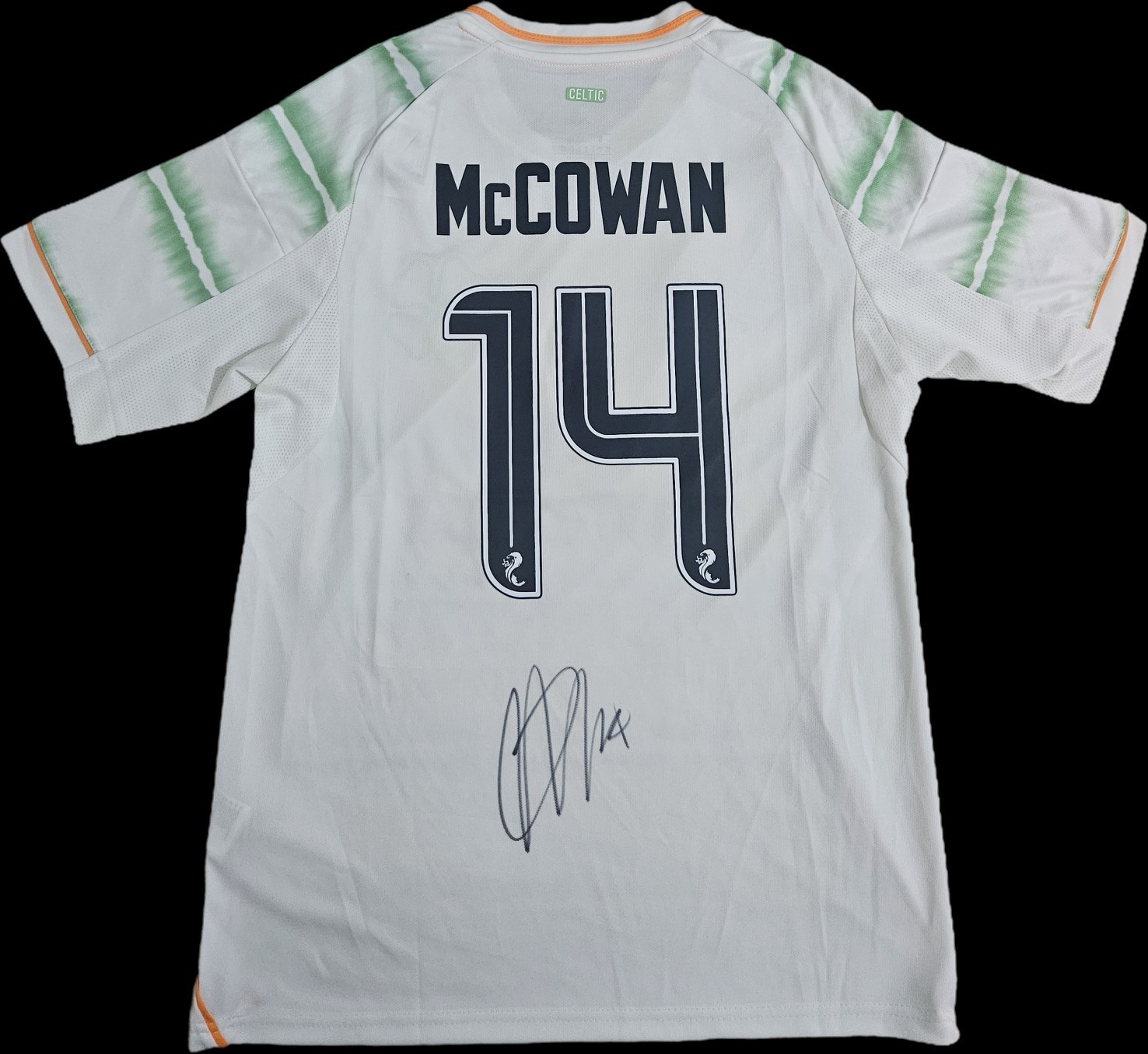 Luke Mccowan Hand Signed Celtic Fc 2025/26 Third Shirt Autograph COA & PROOF for sale on Ebay