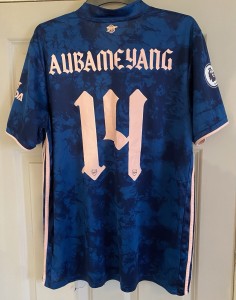 Rare Retro Arsenal Away Shirt 2020-21 Season, Adidas AUBAMEYANG #14 Size XL for sale on Ebay
