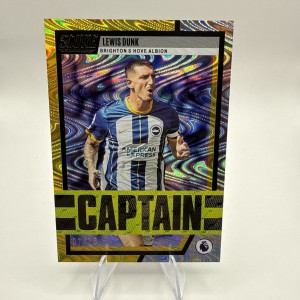Lewis Dunk Brighton 2022/23 Panini Score Captain Gold Wave Insert Numbered 07/10 for sale on Ebay
