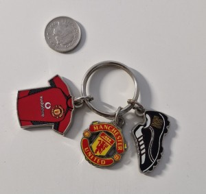 Manchester United 2002 Vintage Keyring Official Merchandise for sale on Ebay