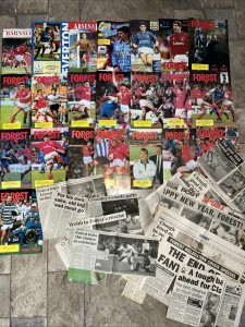 22 X Nottingham Forest Programmes Home & Away 1992/93 ( All Inc Press Reports ) for sale on Ebay