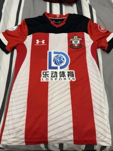 Southampton FC 2019/20 Home Shirt Medium Player Worn Shirt Sofiane Boufal for sale on Ebay