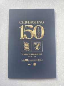 Limited Edition Birmingham City Vs Norwich City 150 Years Football Programme for sale on Ebay