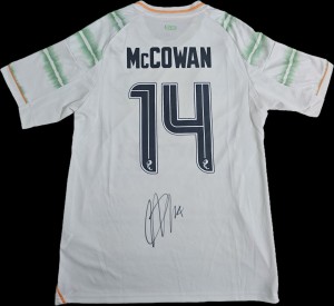 Luke Mccowan Hand Signed Celtic Fc 2025/26 Third Shirt Autograph COA & PROOF for sale on Ebay
