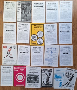21 x Wimbledon programmes (home & away) 1973/74 - League / FA Cup for sale on Ebay