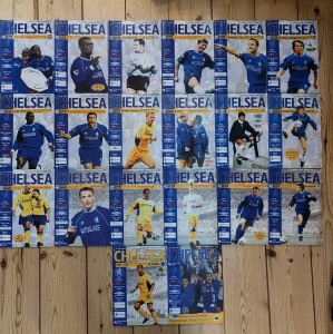 20 Chelsea FC Home Programmes 2000/01 Season for sale on Ebay