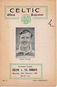 Celtic v St Mirren (Scottish League) 1954/1955 - Football Programme for sale on Ebay