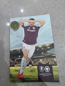Aston Villa v Wolves 30.11.25 Official Matchday Programme And Matchday Pin Badge for sale on Ebay
