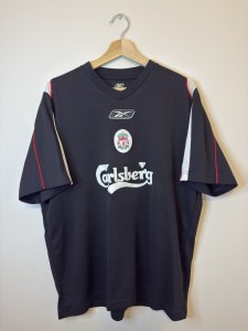 Original Liverpool 2002 Football Training Shirt LARGE REEBOK RARE for sale on Ebay