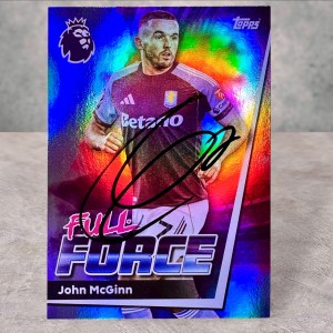 John McGinn Aston Villa Hand Signed Autograph Card Topps Premier League 2026 for sale on Ebay