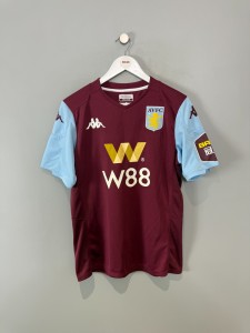 ASTON VILLA 2019/20 HOME SHIRT  (size M)  KAPPA ORIGINAL VINTAGE FOOTBALL SHIRT for sale on Ebay