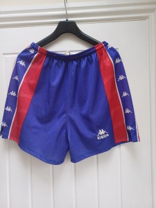Mens Barcelona Authentic Kappa 95/97 Home Shorts Size L for sale on Ebay