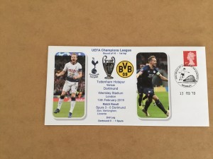 Tottenham Hotspur v Dortmund UCL First Day Cover 2019 for sale on Ebay