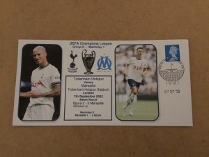 Tottenham Hotspur v Marseille Uefa Champions League 2022 First Day Cover for sale on Ebay
