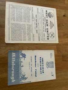 56/57 Sheffield Wednesday v Manchester United CHAMPS for sale on Ebay
