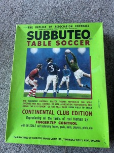 Subbuteo 1970s Continental Club Edition (incomplete, but has other accessories) for sale on Ebay
