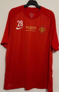 Vintage Nike Manchester United Player Worn UEFA Champions League Final 2011 for sale on Ebay