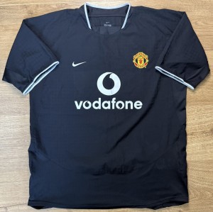 ORIGINAL MANCHESTER UNITED 2003/05 Away Football Shirt XL NIKE Rare ‘Saha 9’ for sale on Ebay