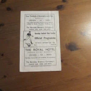 Barnsley v Newcastle Div 2 1946/7 for sale on Ebay