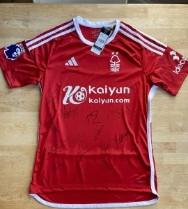 Nottingham Forest 2023/24 Home Shirt M – Full Team Signed – COA – BNWT for sale on Ebay