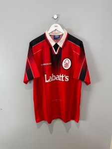 NOTTINGHAM FOREST 1996/97 HOME SHIRT (XL) UMBRO ORIGINAL VINTAGE FOOTBALL SHIRT for sale on Ebay