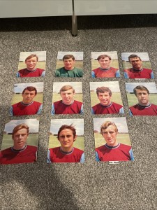 11 West Ham Signed 5x4 Football Photos 1969 Season Inc Bonds, Hurst , Peters etc for sale on Ebay