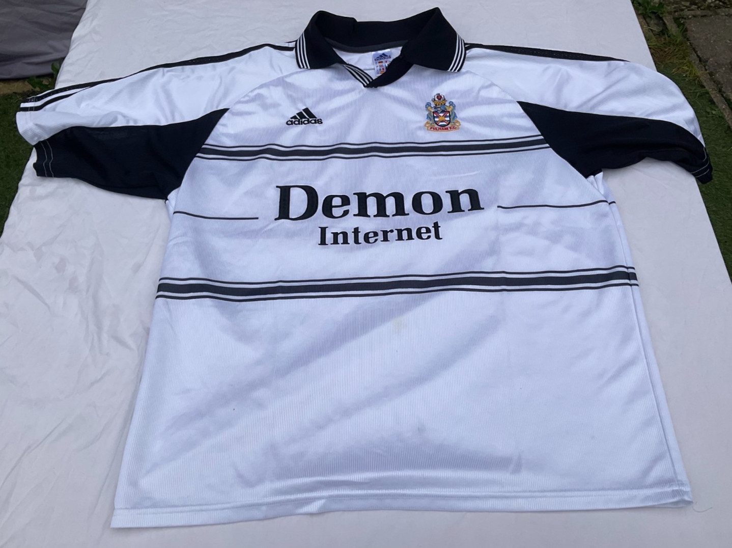 Fulham F.C 1999/00 Home Shirt - LARGE  IN GREAT CONDITION for sale on Ebay