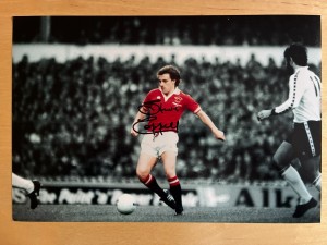 Steve Coppell Manchester United & England Hand Signed 12x8