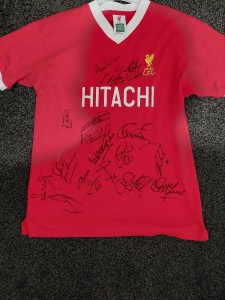 Liverpool Signed Shirt With Proof for sale on Ebay