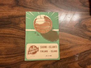 Iceland v Finland 1956 Football Programme for sale on Ebay