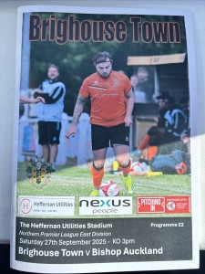 Brighouse Town v Bishop Auckland- September 2025 Match Programme for sale on Ebay