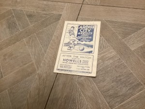 Cardiff City vs Cheltenham Town-FA Cup Round 1 Replay Programme 1938/9 Season for sale on Ebay