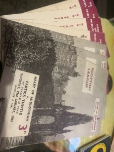 7 x Heart Of Midlothian Home Scottish League Football Programmes From 1965-1969 for sale on Ebay