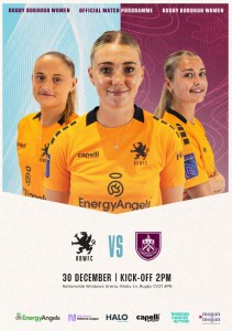 Rugby Borough Women v Burnley Women Sunday 30th November 2025 for sale on Ebay