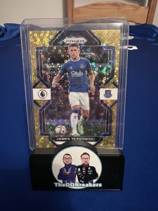 2022-23 Panini Prizm Everton James Tarkowski Gold /10 for sale on Ebay